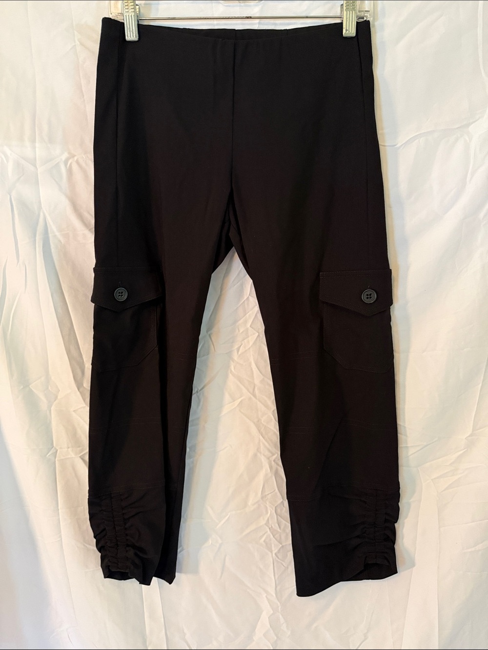 Black Cargo Capris size 2